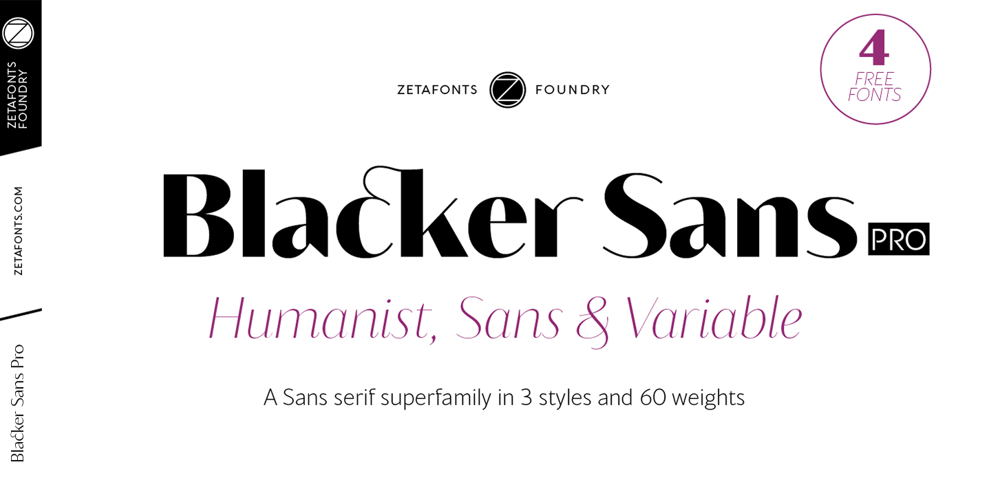 Blacker Sans Pro Font
